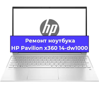 Ремонт ноутбуков HP Pavilion x360 14-dw1000 в Москве